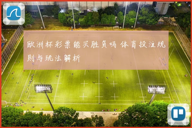 欧洲杯彩票能买胜负吗 体育投注规则与玩法解析