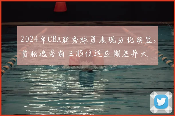 2024年CBA新秀球员表现分化明显，首轮选秀前三顺位适应期差异大